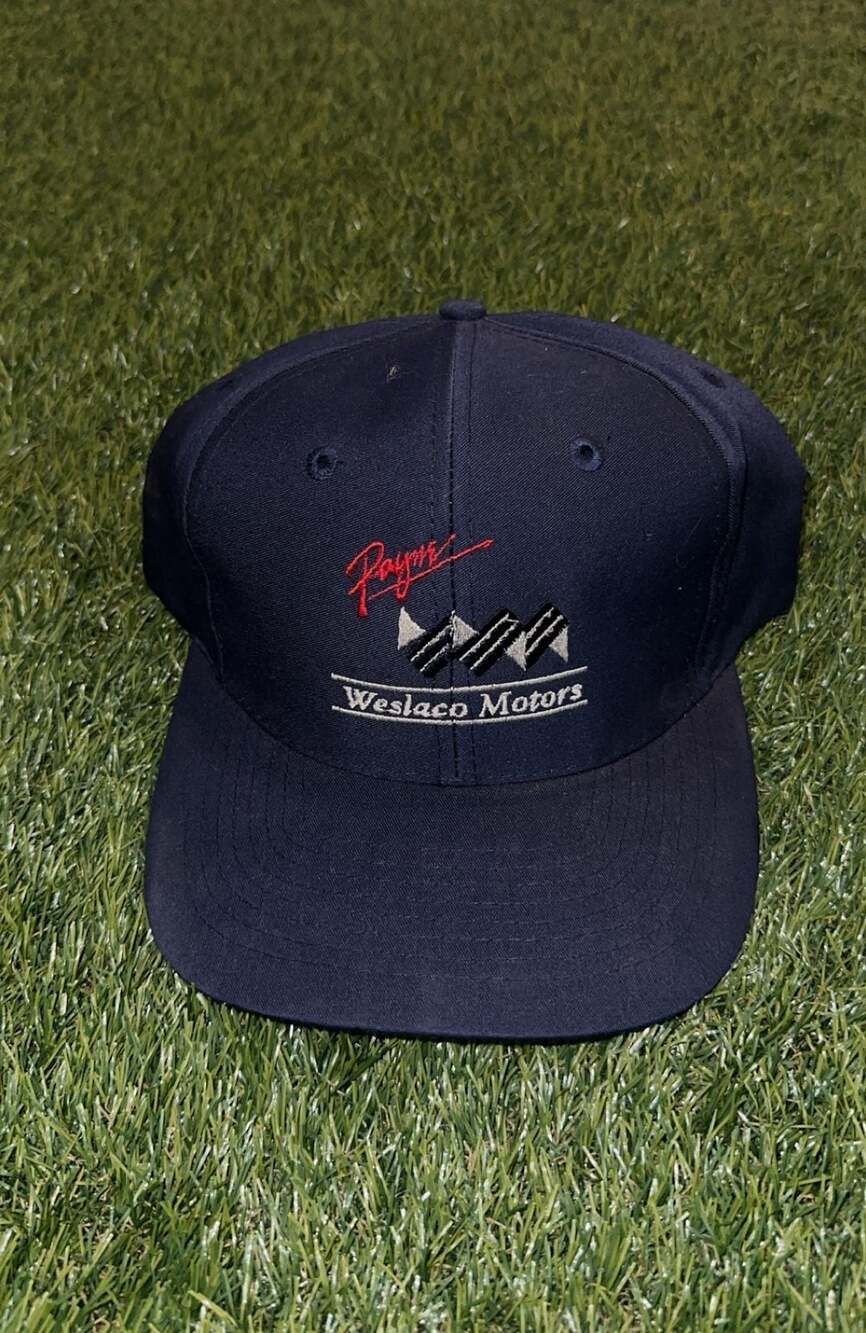 Vintage Payne Weslaco Motors Embroidered Snapback Hat